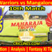 Today Match Prediction-MWS vs MDS-Dream11-Maharaja Trophy KSCA T20-2024-10th Match-Who Will Win