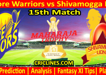 Today Match Prediction-MWS vs SLS-Dream11-Maharaja Trophy KSCA T20-2024-15th Match-Who Will Win