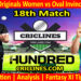 Today Match Prediction-Manchester Originals Women vs Oval Invincibles Women-The Hundred Womens Competition 2024-18th Match-Who Will Win