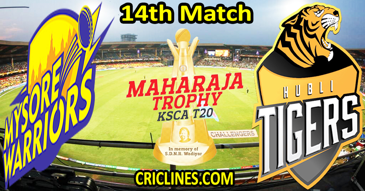 Right this moment Match Prediction-MWS vs HTS-Dream11-Maharaja Trophy KSCA T20-2024-14th Match-Who Will Win