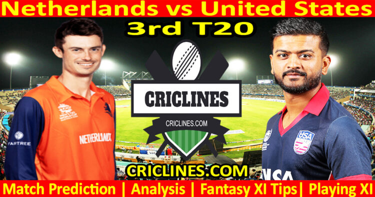 Today Match Prediction-NET vs USA-Dream11-Netherlands T20 Tri-Series 2024-3rd Match-Who Will Win