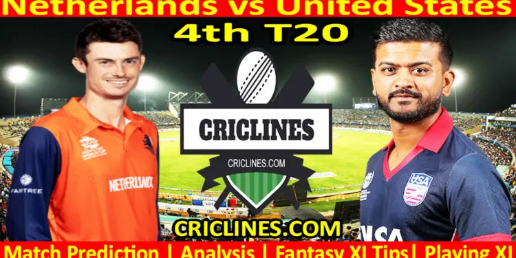 Today Match Prediction-NET vs USA-Dream11-Netherlands T20 Tri-Series 2024-4th Match-Who Will Win