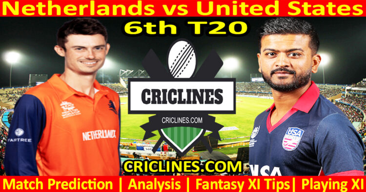 Today Match Prediction-NET vs USA-Dream11-Netherlands T20 Tri-Series 2024-6th Match-Who Will Win