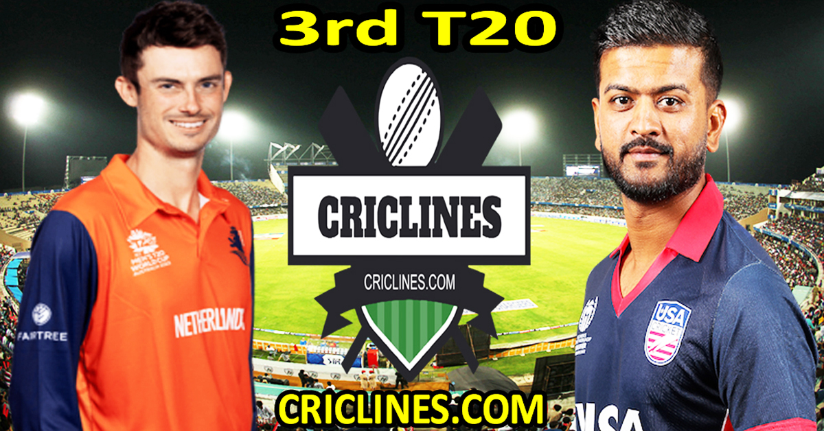 Today Match Prediction-Netherlands vs United States-Dream11-Netherlands T20 Tri-Series 2024-3rd Match-Who Will Win