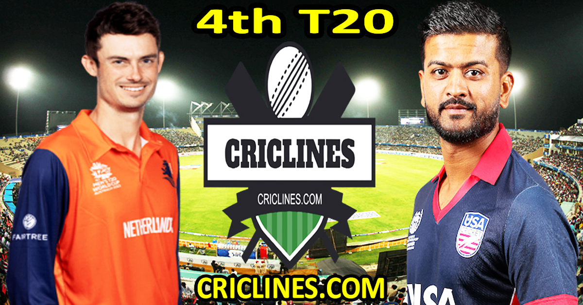 Today Match Prediction-Netherlands vs United States-Dream11-Netherlands T20 Tri-Series 2024-4th Match-Who Will Win