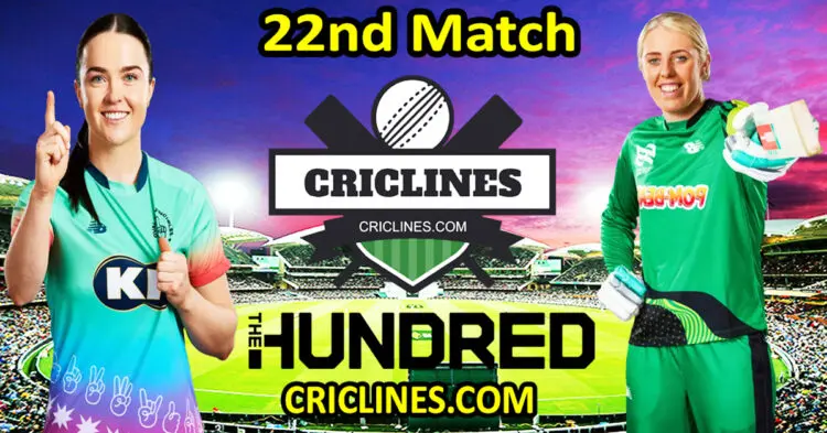 Today Match Prediction-OVIW vs STBW-The Hundred Womens Competition 2024-22nd Match-Who Will Win