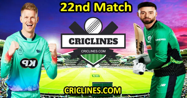 Today Match Prediction-Oval Invincibles vs Southern Brave-The Hundred League-2024-22nd Match-Who Will Win