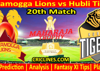 Today Match Prediction-SLS vs HTS-Dream11-Maharaja Trophy KSCA T20-2024-20th Match-Who Will Win