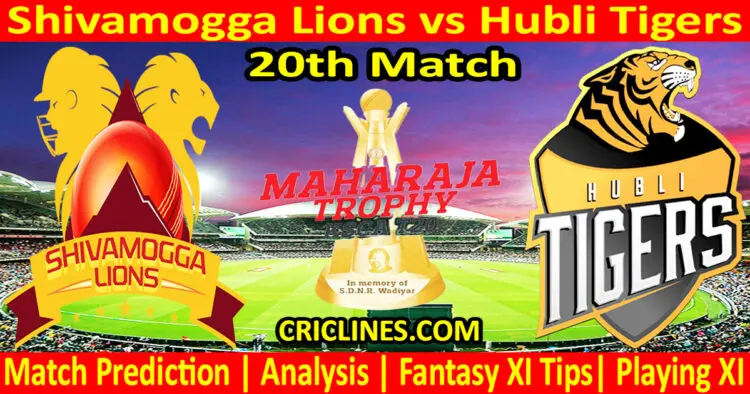 Today Match Prediction-SLS vs HTS-Dream11-Maharaja Trophy KSCA T20-2024-20th Match-Who Will Win