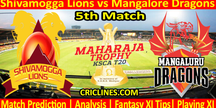 Today Match Prediction-SLS vs MDS-Dream11-Maharaja Trophy KSCA T20-2024-5th Match-Who Will Win