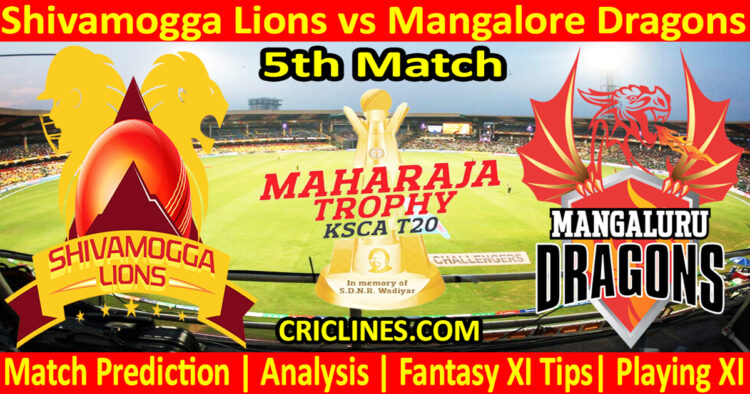 Today Match Prediction-SLS vs MDS-Dream11-Maharaja Trophy KSCA T20-2024-5th Match-Who Will Win