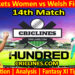 Today Match Prediction-Trent Rockets Women vs Welsh Fire Women-The Hundred Womens Competition 2024-13th Match-Who Will Win