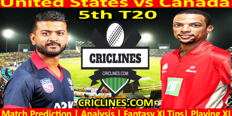 Today Match Prediction-USA vs CAN-Dream11-Netherlands T20 Tri-Series 2024-5th Match-Who Will Win