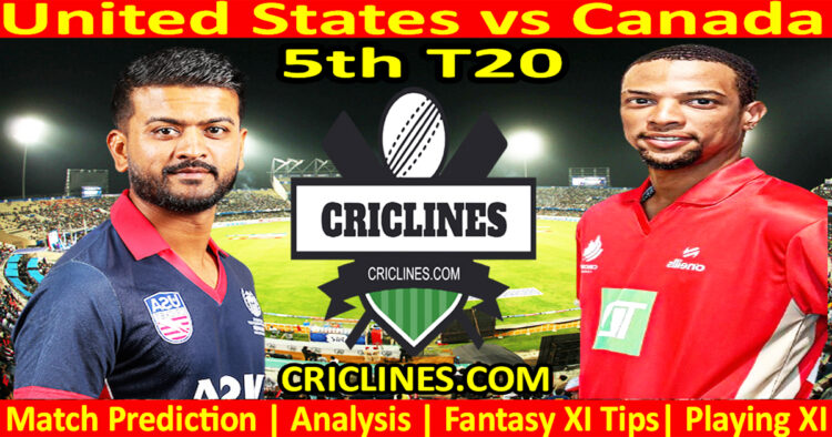 Today Match Prediction-USA vs CAN-Dream11-Netherlands T20 Tri-Series 2024-5th Match-Who Will Win