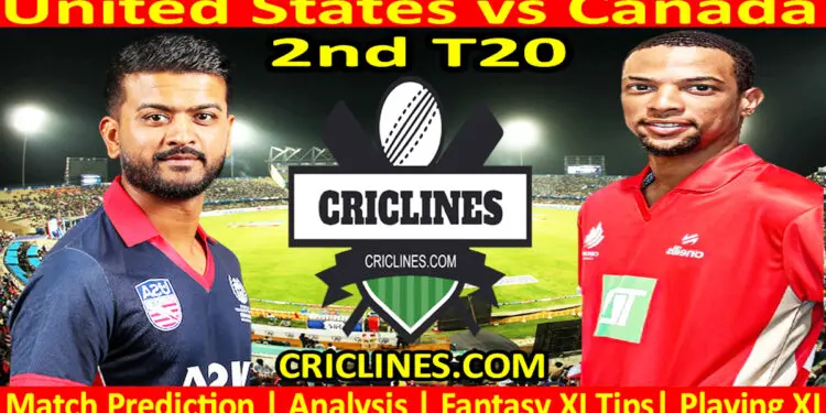 Today Match Prediction-USA vs CAN-Dream11-United States T20 Tri-Series 2024-2nd Match-Who Will Win