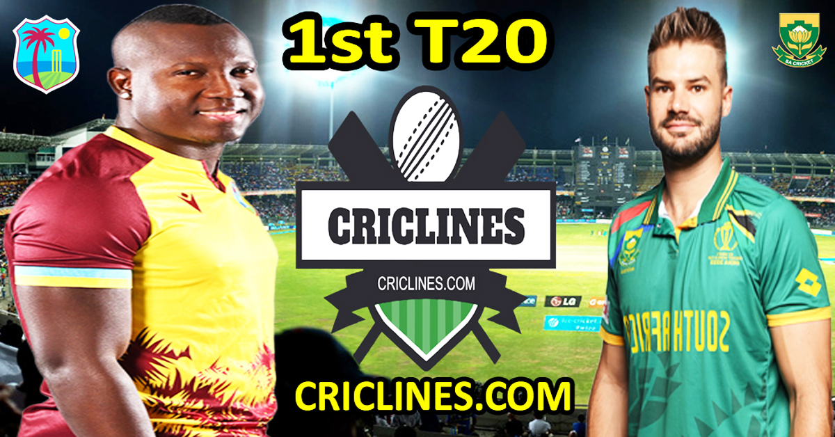 Today Match Prediction-West Indies vs South Africa-1st T20-2024-Dream11-Who Will Win Today