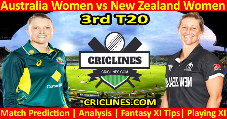 Today Match Prediction-AUSW vs NZLW-Dream11-3rd T20 2024-Who Will Win