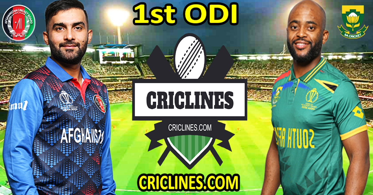 Today Match Prediction-Afghanistan vs South Africa-Dream11-1st ODI Match-2024-Who Will Win