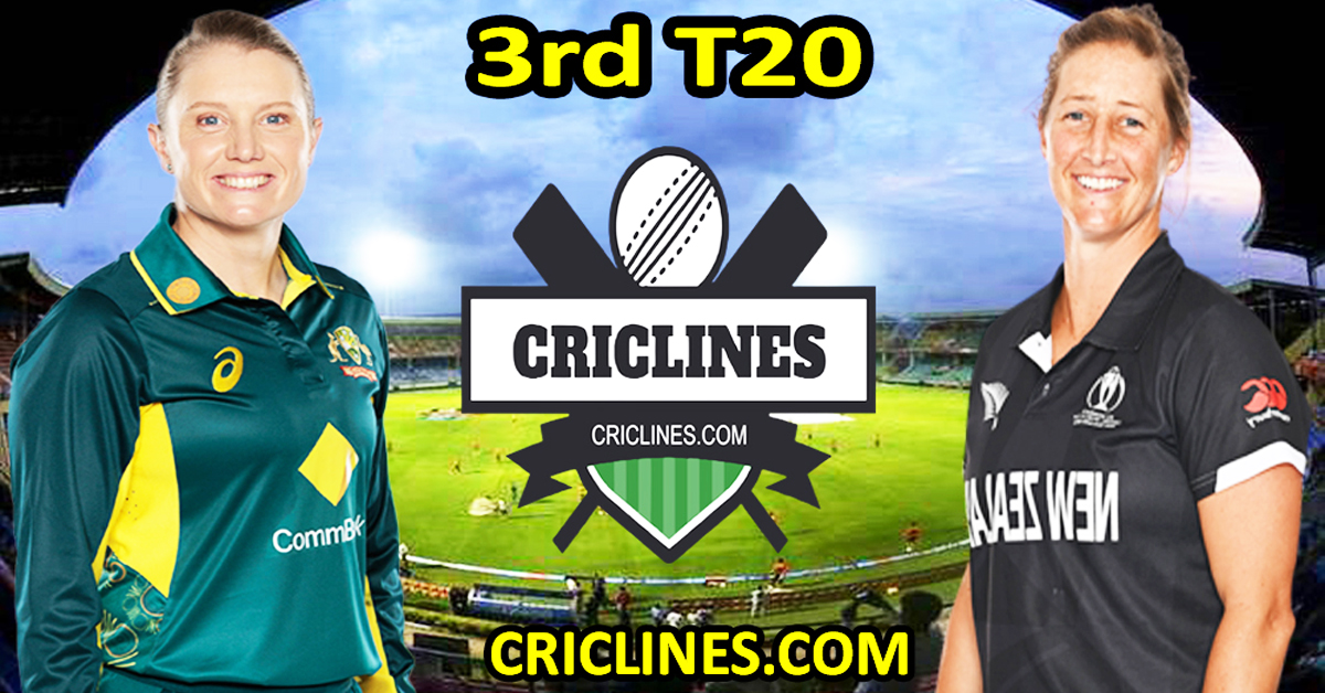 As we speak Match Prediction-AUSW vs NZLW-Dream11-Third T20 2024-Who Will Win