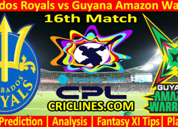 Today Match Prediction-BRS vs GAW-CPL T20 2024-16th Match-Who Will Win