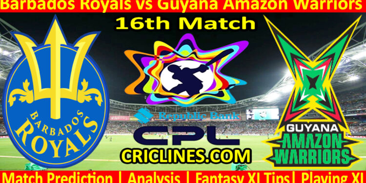 Today Match Prediction-BRS vs GAW-CPL T20 2024-16th Match-Who Will Win