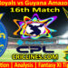 Today Match Prediction-BRS vs GAW-CPL T20 2024-16th Match-Who Will Win