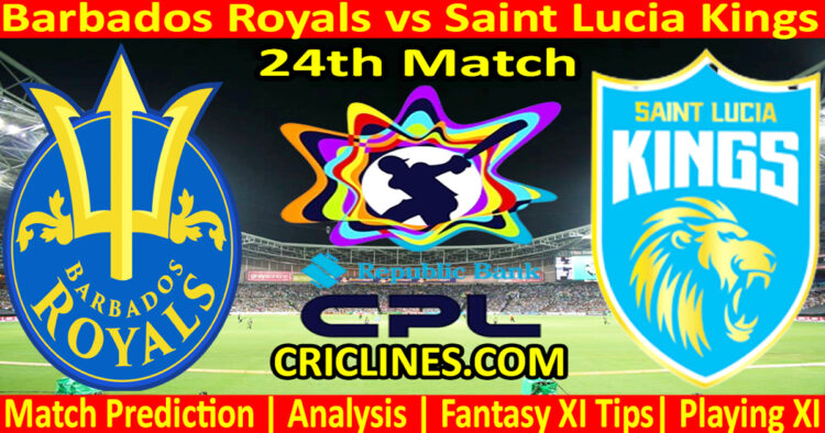 Today Match Prediction-BRS vs SLK-CPL T20 2024-24th Match-Who Will Win