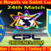 Today Match Prediction-BRS vs SLK-CPL T20 2024-24th Match-Who Will Win