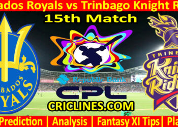 Today Match Prediction-BRS vs TKR-CPL T20 2024-15th Match-Who Will Win