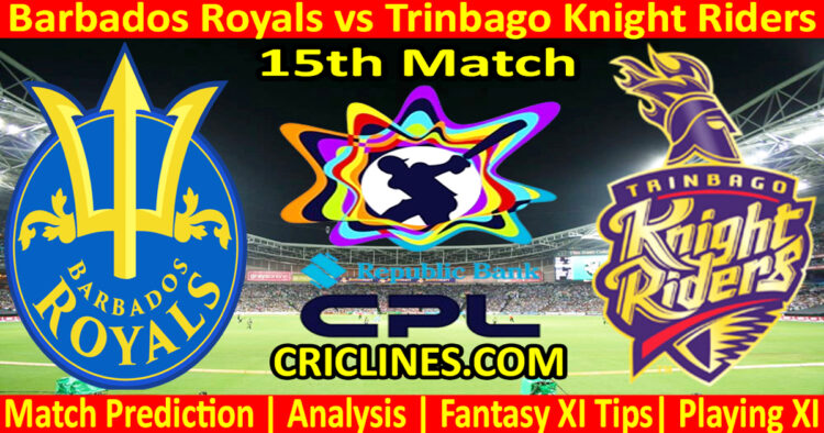 Today Match Prediction-BRS vs TKR-CPL T20 2024-15th Match-Who Will Win