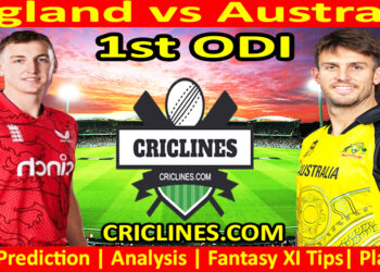 Today Match Prediction-ENG vs AUS-Dream11-1st ODI 2024-Who Will Win