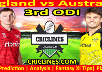 Today Match Prediction-ENG vs AUS-Dream11-3rd ODI 2024-Who Will Win