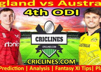 Today Match Prediction-ENG vs AUS-Dream11-4th ODI 2024-Who Will Win