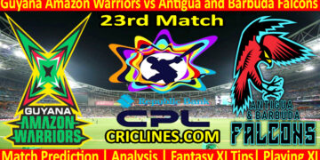 Today Match Prediction-GAW vs ABF-CPL T20 2024-23rd Match-Who Will Win