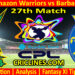 Today Match Prediction-GAW vs BRS-CPL T20 2024-27th Match-Who Will Win