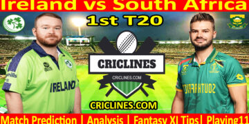 Today Match Prediction-IRE vs SA-Dream11-1st T20 Match-2024-Who Will Win