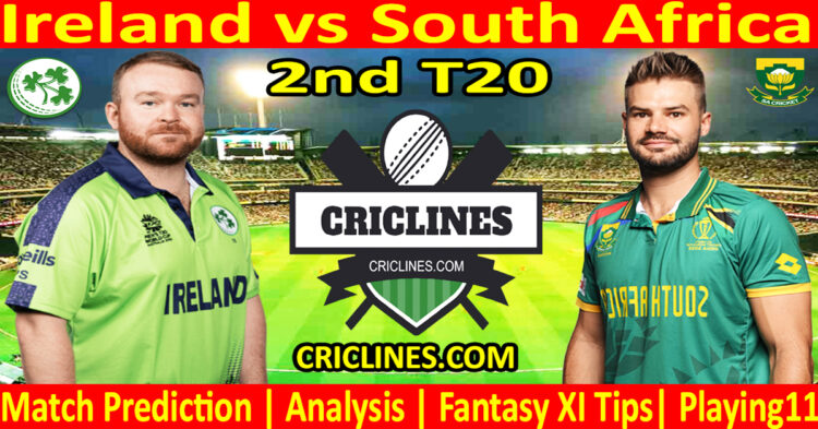 Today Match Prediction-IRE vs SA-Dream11-2nd T20 Match-2024-Who Will Win