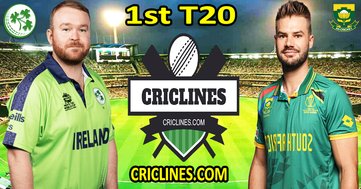 Today Match Prediction-Ireland vs South Africa-Dream11-1st T20 Match-2024-Who Will Win