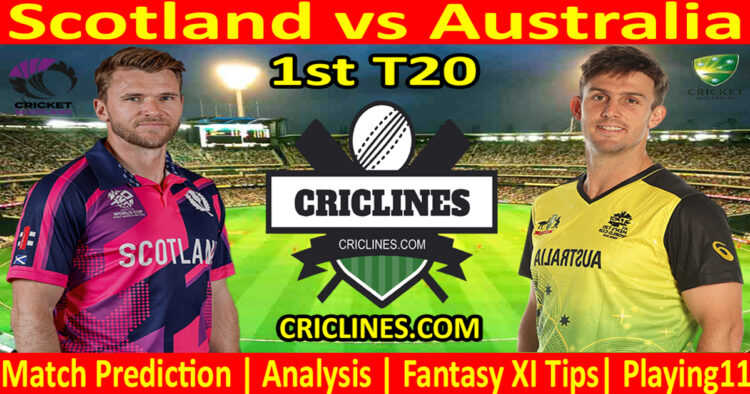 Today Match Prediction-SCO vs AUS-Dream11-1st T20 Match-2024-Who Will Win