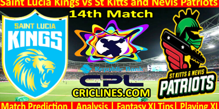 Today Match Prediction-SLK vs SNP-CPL T20 2024-14th Match-Who Will Win