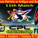 Today Match Prediction-SNP vs ABF-CPL T20 2024-11th Match-Who Will Win