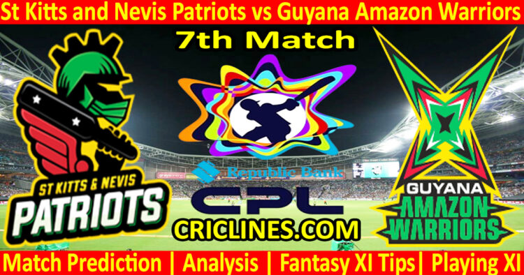 Today Match Prediction-SNP vs GAW-CPL T20 2024-7th Match-Who Will Win