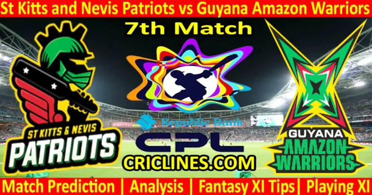 Today Match Prediction-SNP vs GAW-CPL T20 2024-7th Match-Who Will Win