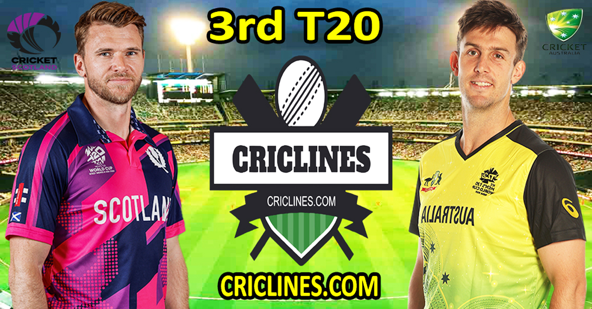 Today Match Prediction-Scotland vs Australia-Dream11-3rd T20 Match-2024-Who Will Win