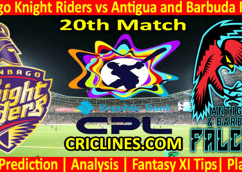 Today Match Prediction-TKR vs ABF-CPL T20 2024-20th Match-Who Will Win