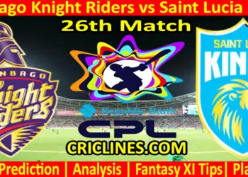 Today Match Prediction-TKR vs SLK-CPL T20 2024-26th Match-Who Will Win
