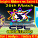 Today Match Prediction-TKR vs SLK-CPL T20 2024-26th Match-Who Will Win