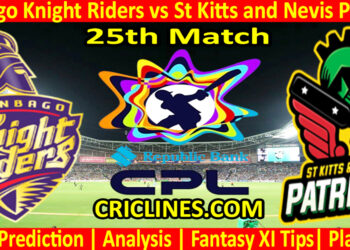 Today Match Prediction-TKR vs SNP-CPL T20 2024-25th Match-Who Will Win