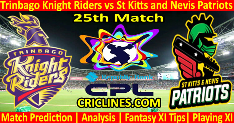 Today Match Prediction-TKR vs SNP-CPL T20 2024-25th Match-Who Will Win