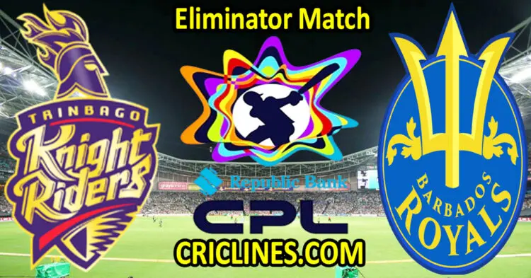 Today Match Prediction-Trinbago Knight Riders vs Barbados Royals-CPL T20 2024-Eliminator Match-Who Will Win